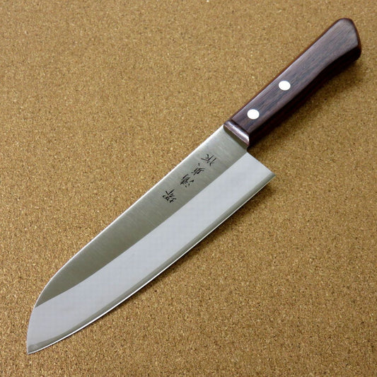 Japanese Sakai Kitchen Santoku Knife 170mm 6.7 inch Lightweight 80g SEKI JAPAN
