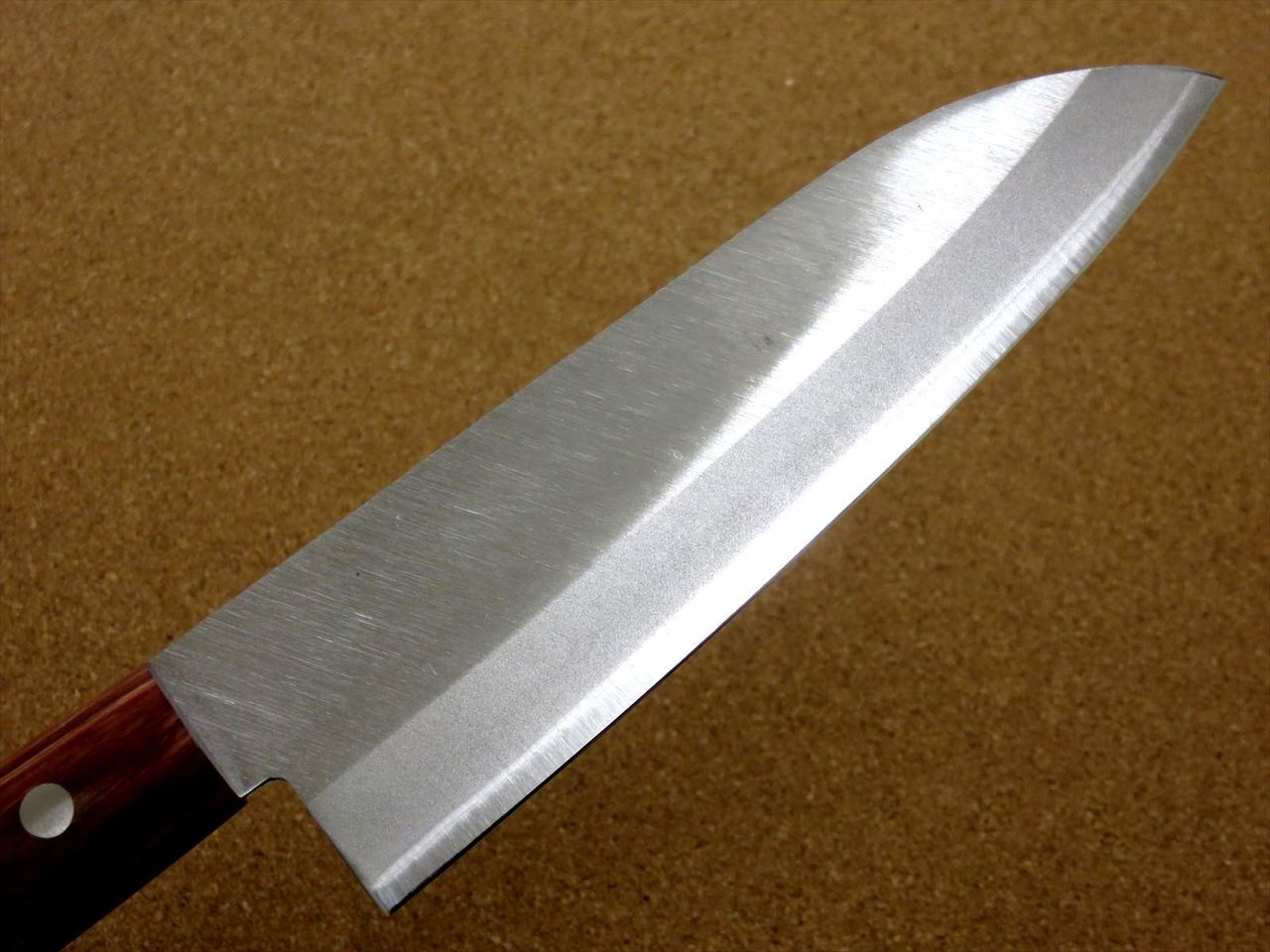 Japanese Kanetsune Kitchen Santoku Knife 165mm 6.5 inch Hon-Warikomi SEKI JAPAN