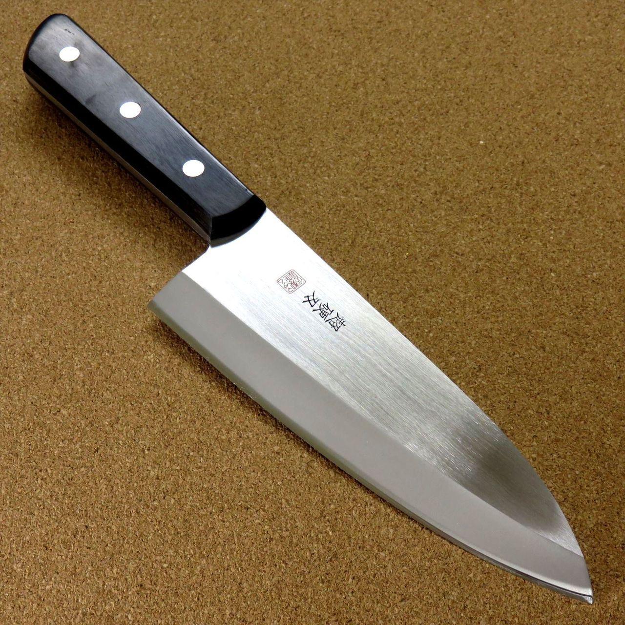 Japanese Kitchen Deba Knife 180mm 7.1 inch Cleaving Meat Fish Bone SEKI JAPAN