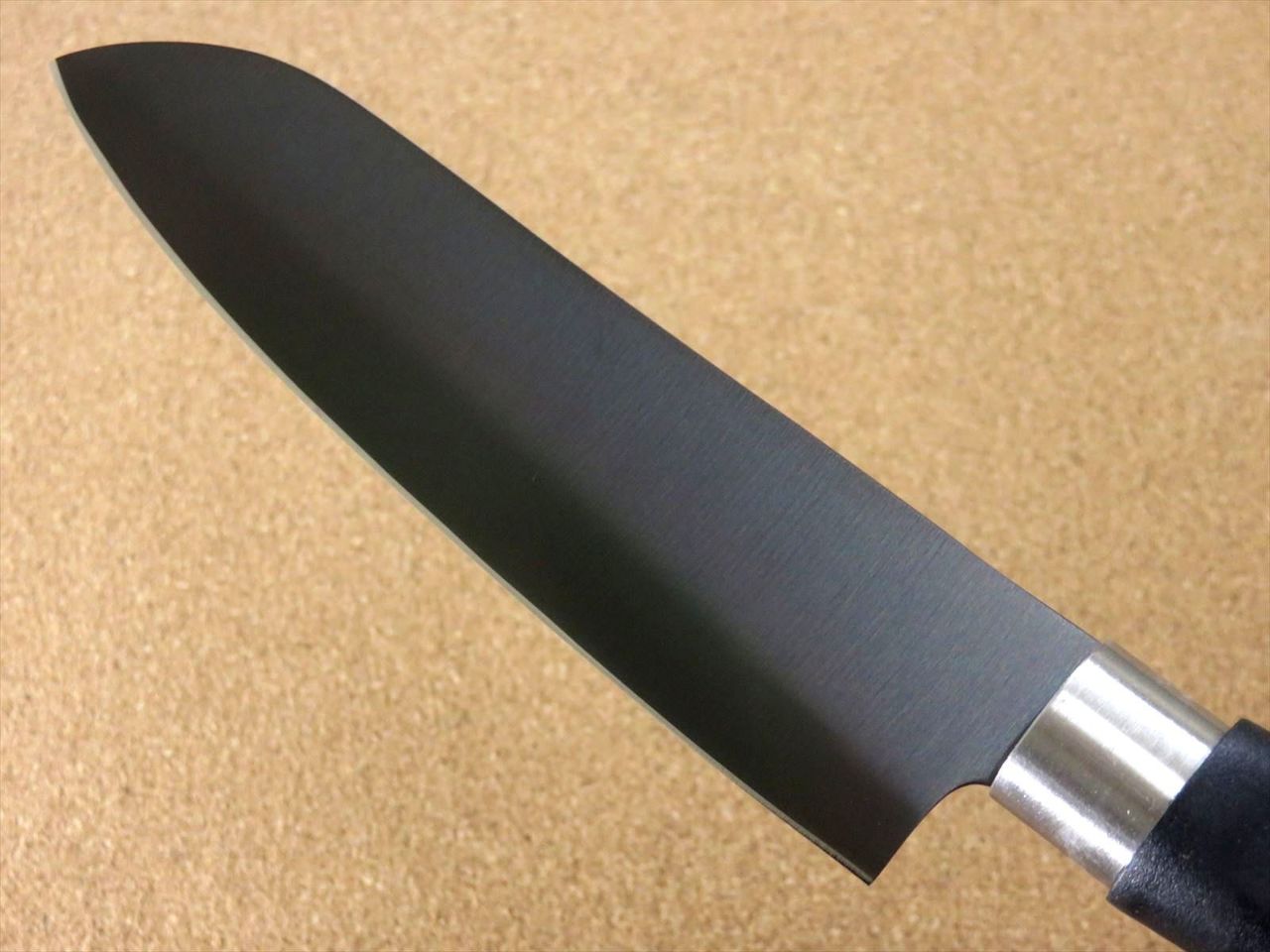 Japanese Masamune Kitchen Small Santoku Knife 5.9" Titanium Coating SEKI JAPAN