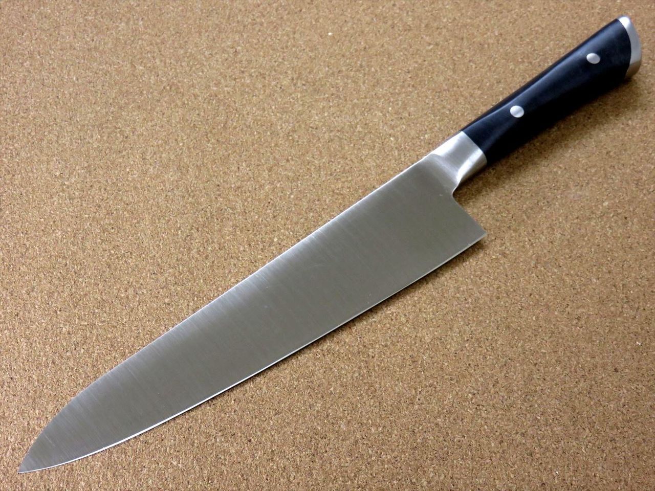 Japanese Masamune Kitchen Gyuto Chef's Knife 8.3 inch Double Bolster SEKI JAPAN