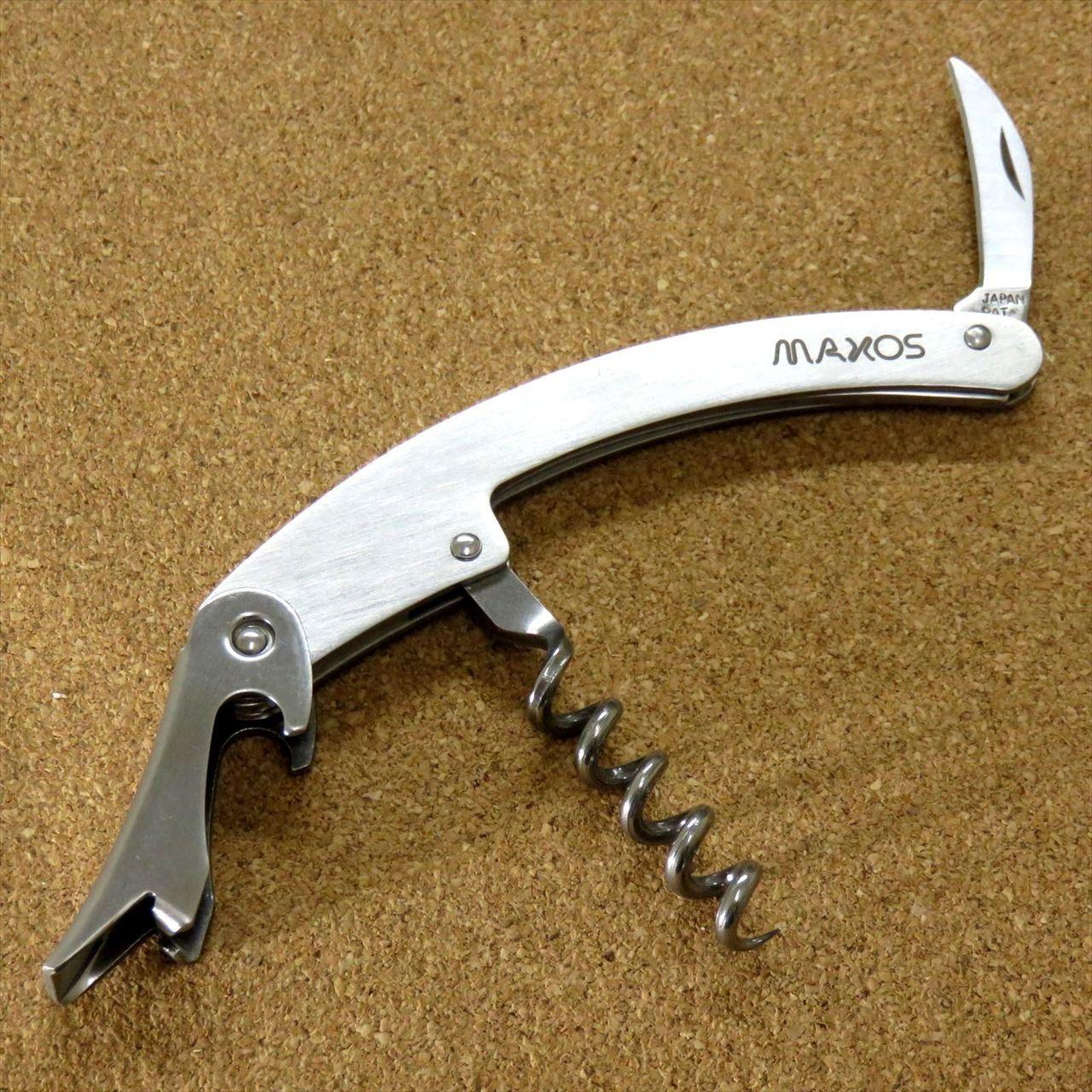 Japanese Sommelier Knife Corkscrew Wine Bottle Opener All Stainless SEKI JAPAN