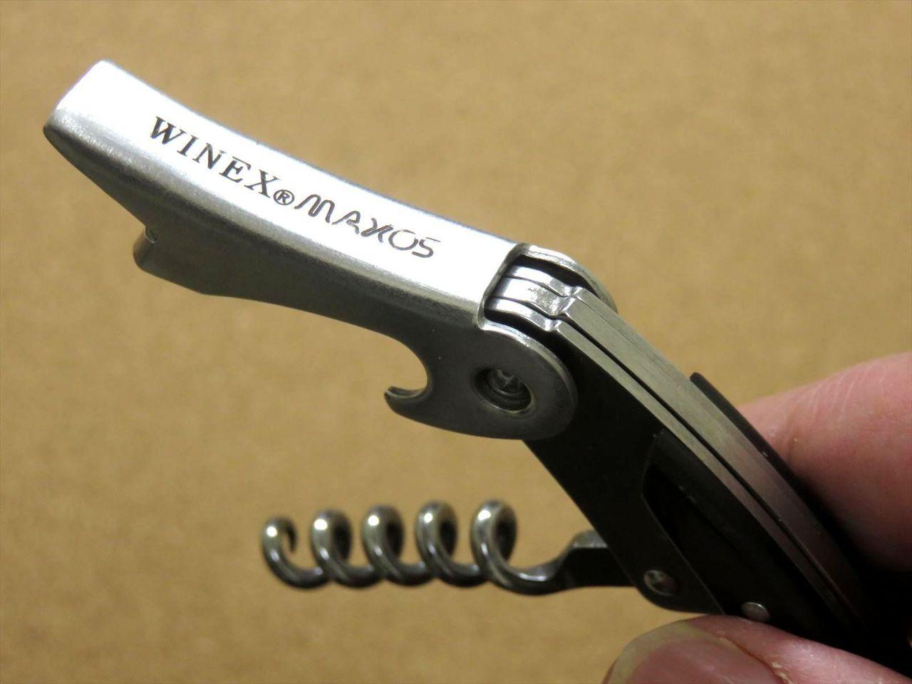 Japanese Sommelier Knife Corkscrew Wine Bottle Opener Black Plywood SEKI JAPAN