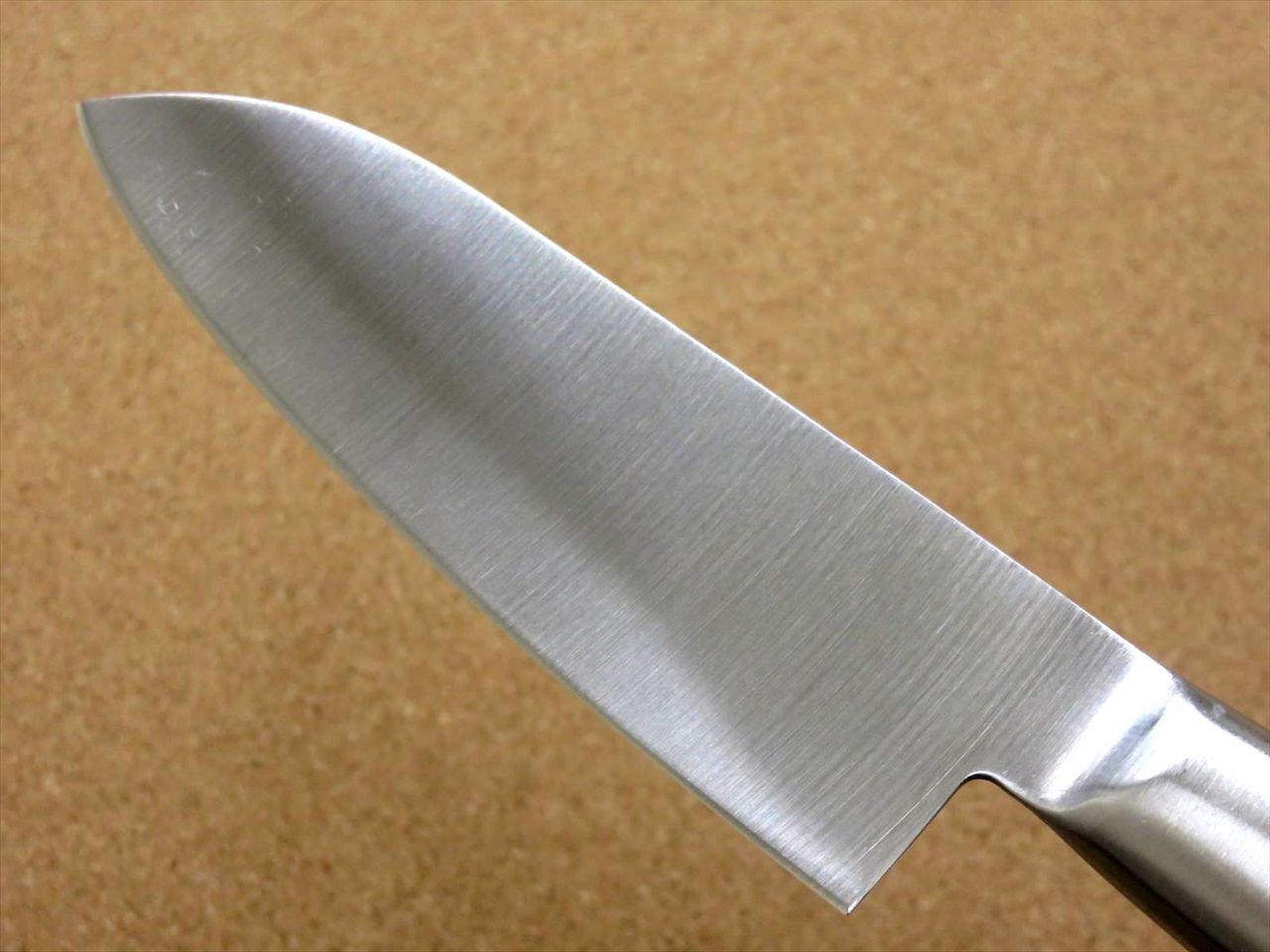 Japanese Pisces Kitchen Small Santoku Knife 5.3 inch Stainless Handle SEKI JAPAN