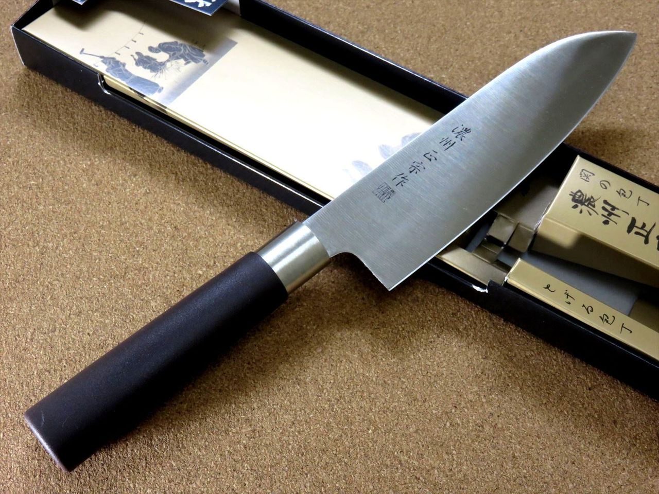 Japanese Masamune Kitchen Santoku Knife 170mm 6.7 inch Polypropylene SEKI JAPAN