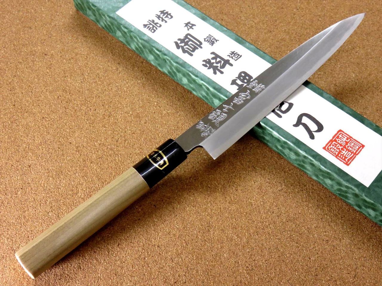 Japanese Kitchen Sashimi Yanagiba Knife 170mm 6.7 inch White Steel 3 SEKI JAPAN