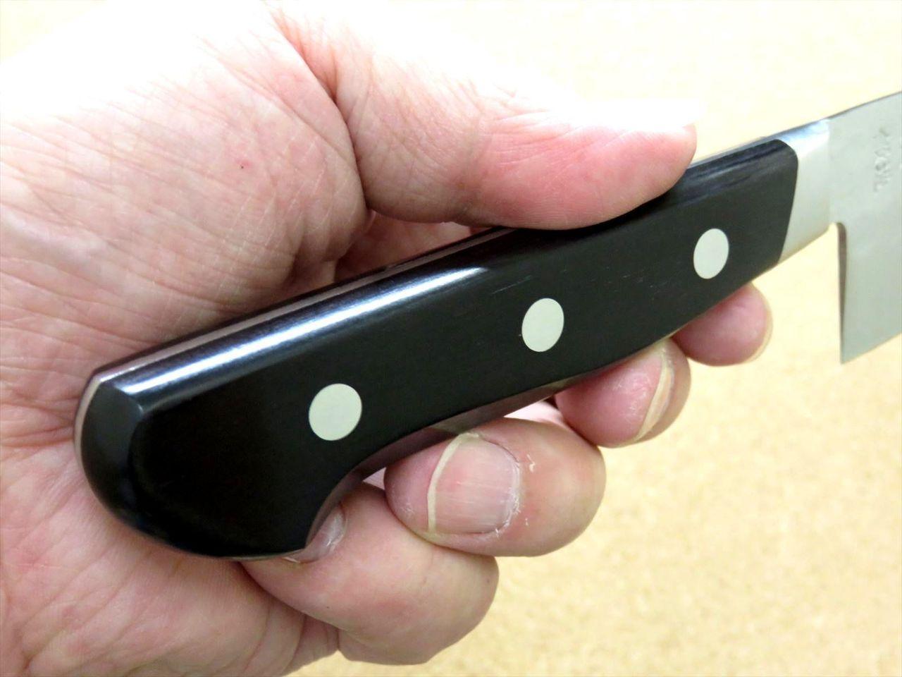 Japanese Kanetsune Kitchen Gyuto Chef Knife 7.9" Carbon Blue Steel #2 SEKI JAPAN