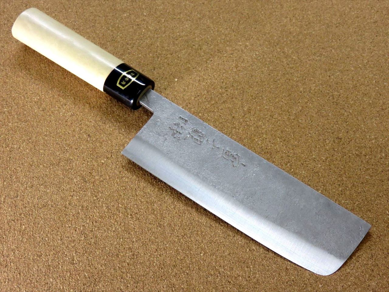Japanese Kitchen Nakiri Vegetable Knife 160mm 6 in Nashiji VG-1 Stainless JAPAN