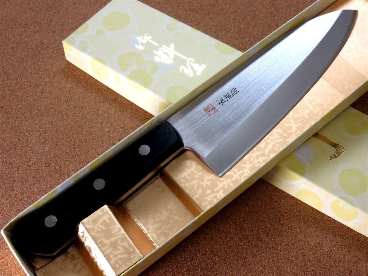 Japanese Kitchen Deba Knife 180mm 7.1 inch Cleaving Meat Fish Bone SEKI JAPAN