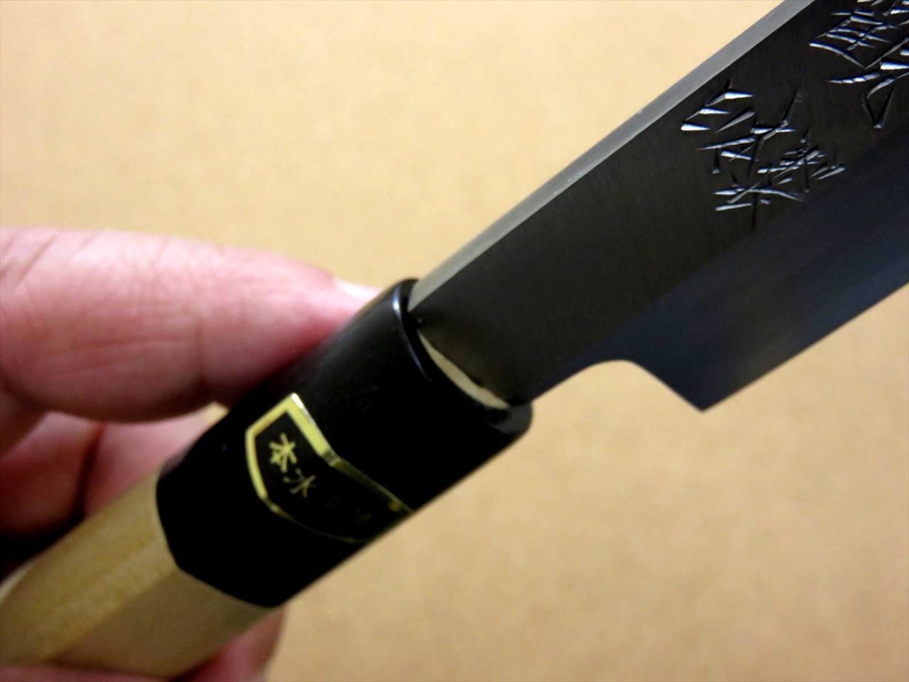 Japanese Kitchen Sashimi Yanagiba Knife 205mm 9.1 inch White Steel 3 SEKI JAPAN