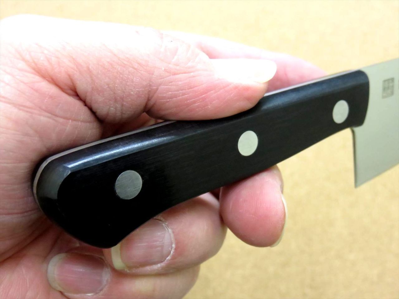Japanese Kitchen Small Knife 110mm 4.3" Double-edged Fishing Outdoor SEKI JAPAN