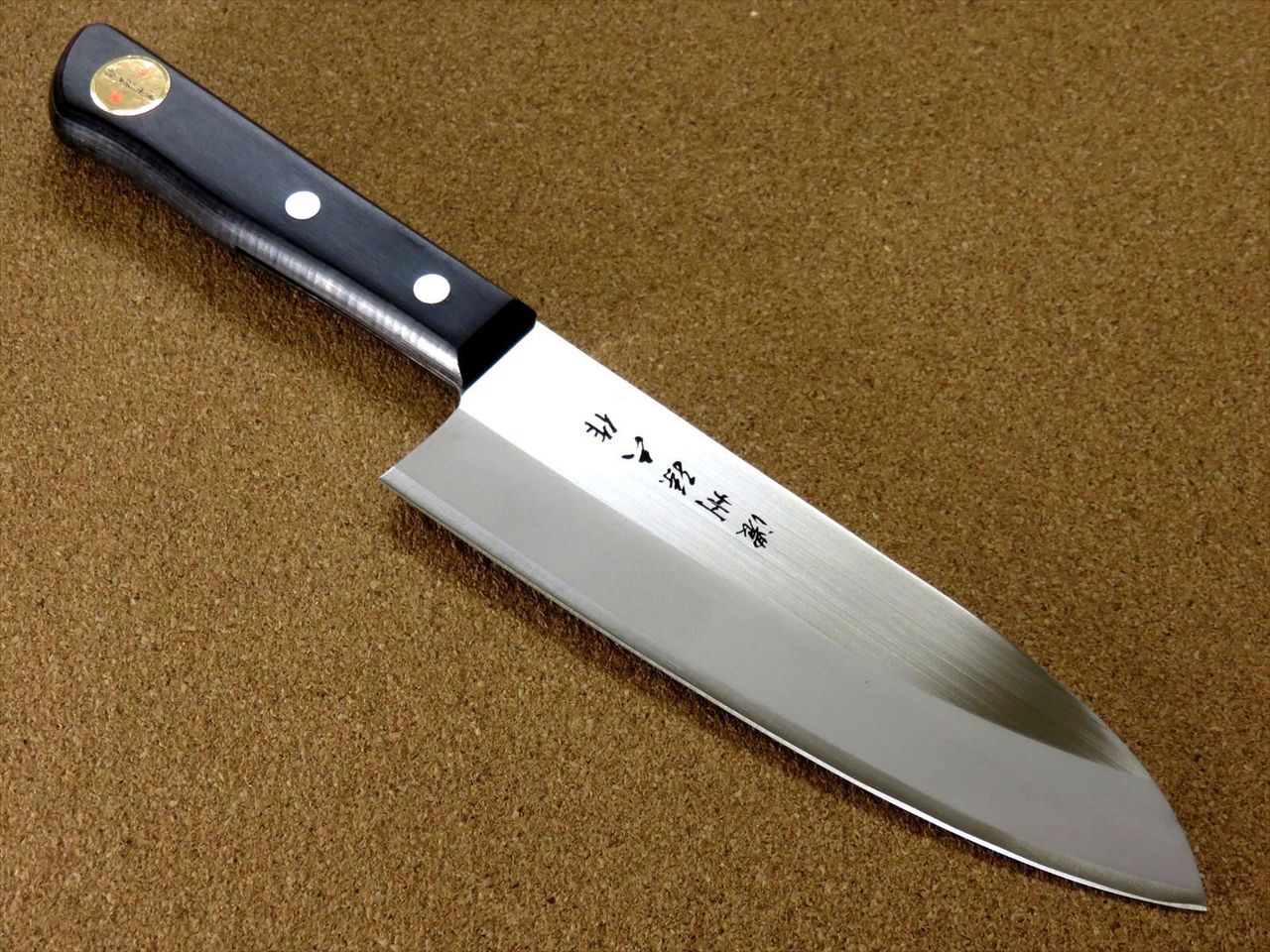 Japanese Nosyu Magoroku Kitchen Santoku Knife 170mm 6.7" Molybdenum SEKI JAPAN