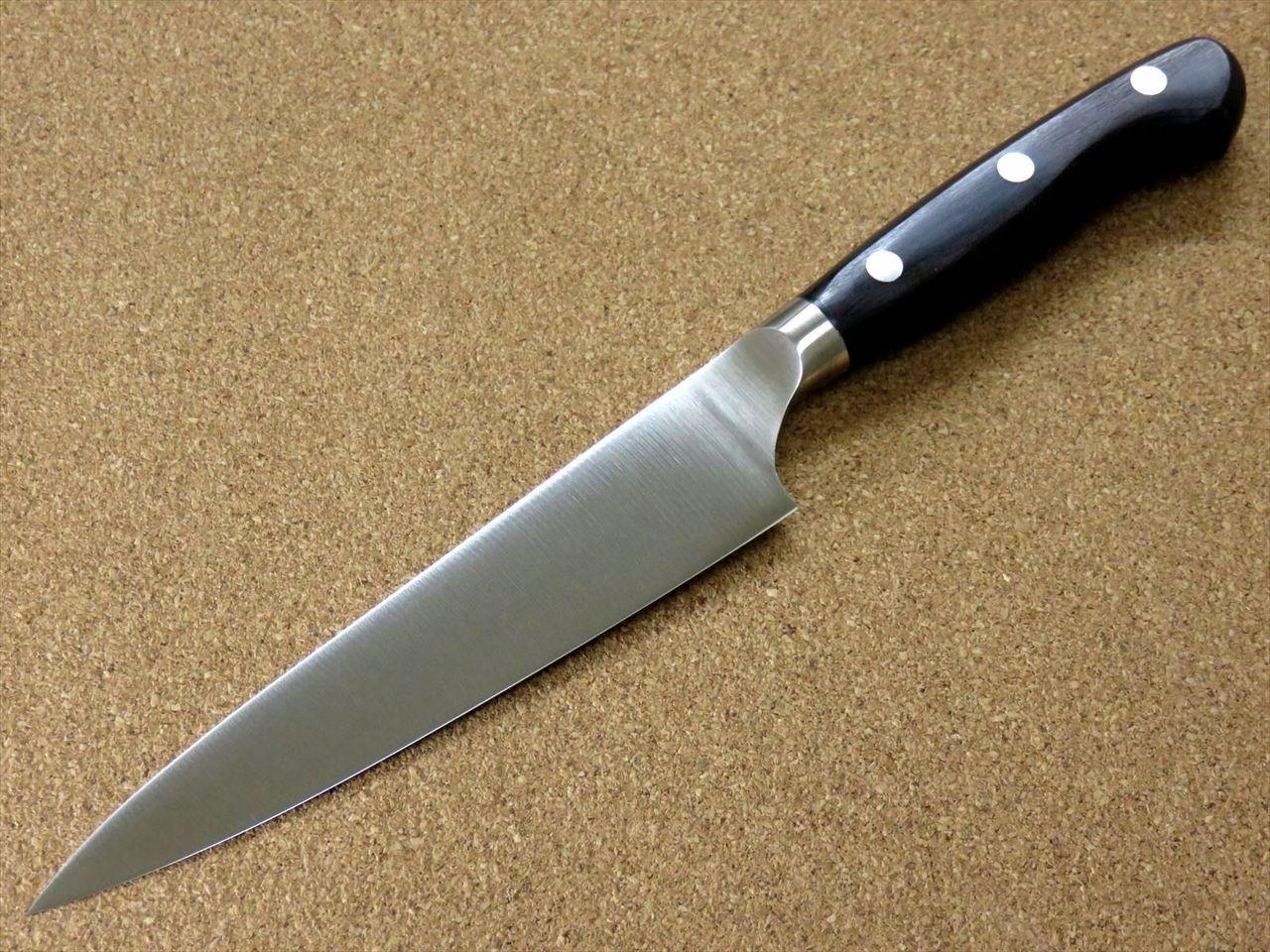 Japanese PRO-M Kitchen Petty Utility Knife 5.1 inch Fruit cutting SEKI JAPAN
