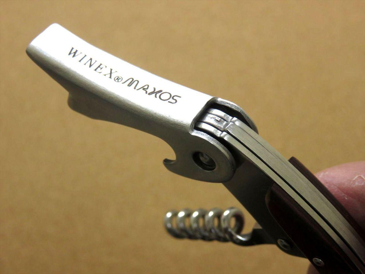 Japanese Sommelier Knife Corkscrew Wine Bottle Opener Red Plywood SEKI JAPAN