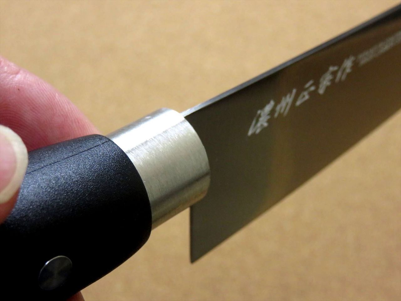 Japanese Masamune Kitchen Santoku Knife 170mm 6.7" Titanium Coating SEKI JAPAN