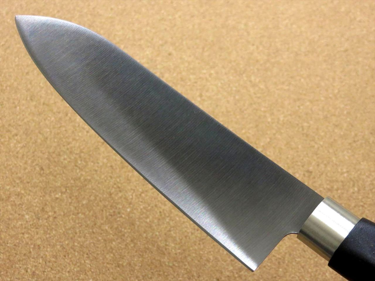 Japanese Masamune Kitchen Dimple Santoku Knife 6.7" Titanium Coating SEKI JAPAN