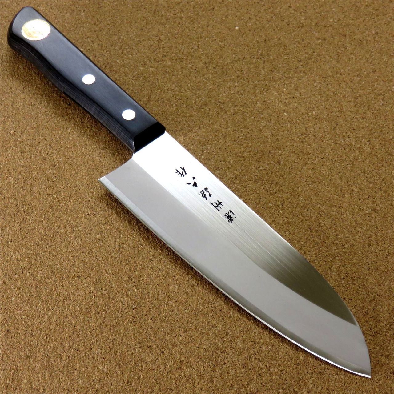 Japanese Nosyu Magoroku Kitchen Santoku Knife 170mm 6.7" Molybdenum SEKI JAPAN