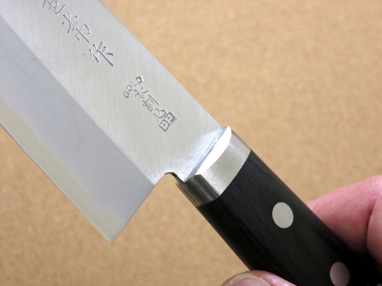 Japanese Kanetsune Kitchen Santoku Knife 165mm 6.5 inch VG10 3 layers SEKI JAPAN