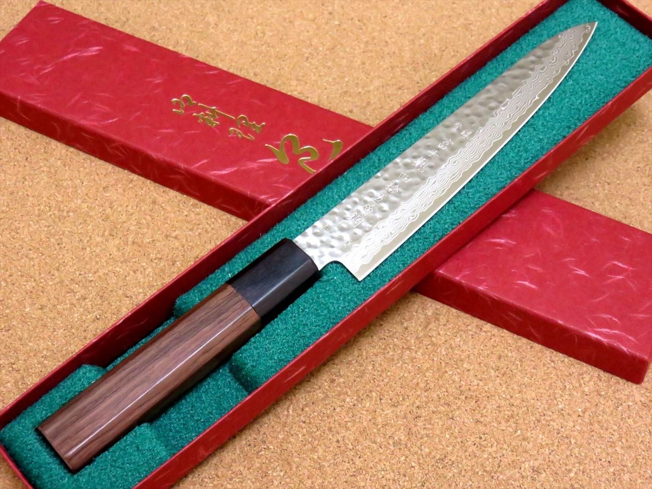Japanese Kitchen Petty Utility Knife 150mm 5.9 inch Damascus 45 Layer SEKI JAPAN