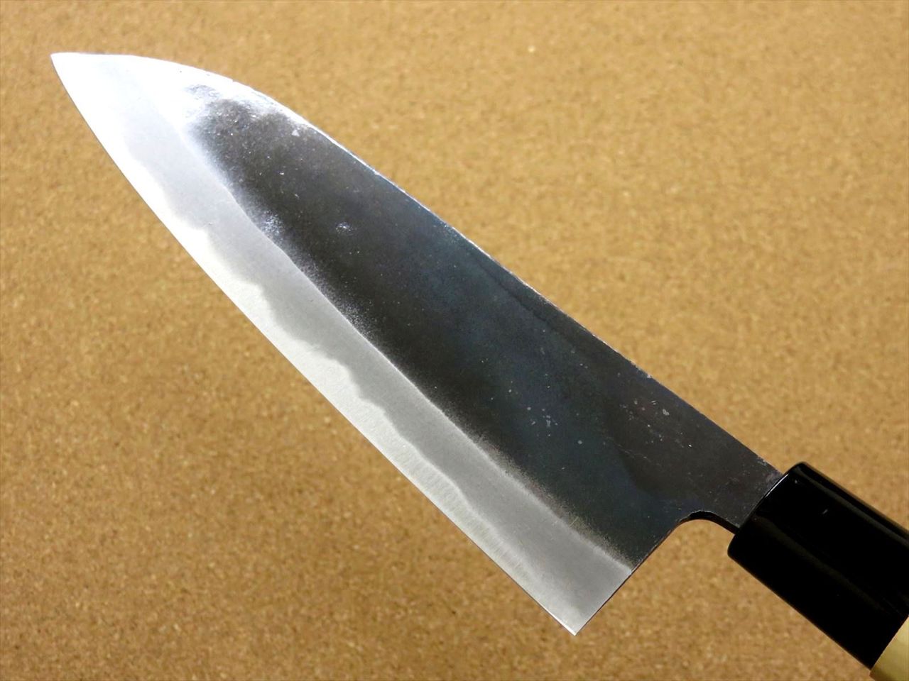 Japanese Kitchen Santoku Knife 6.5 inch Blue Steel #2 (No maker mark) SEKI JAPAN