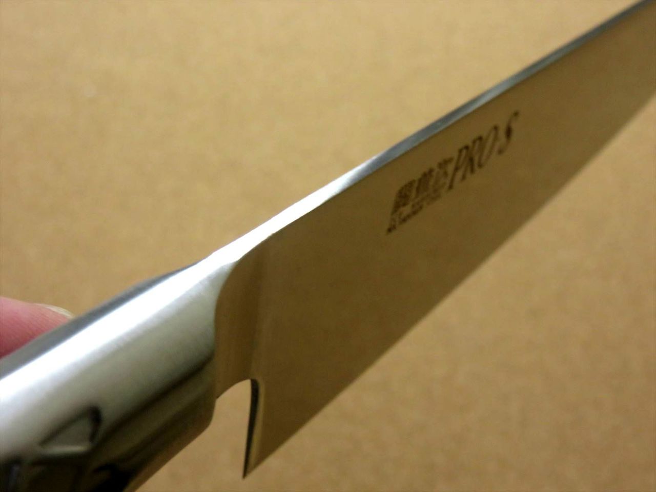 Japanese PRO-S Kitchen Gyuto Chef's Knife 10.6 inch Stainless Handle SEKI JAPAN