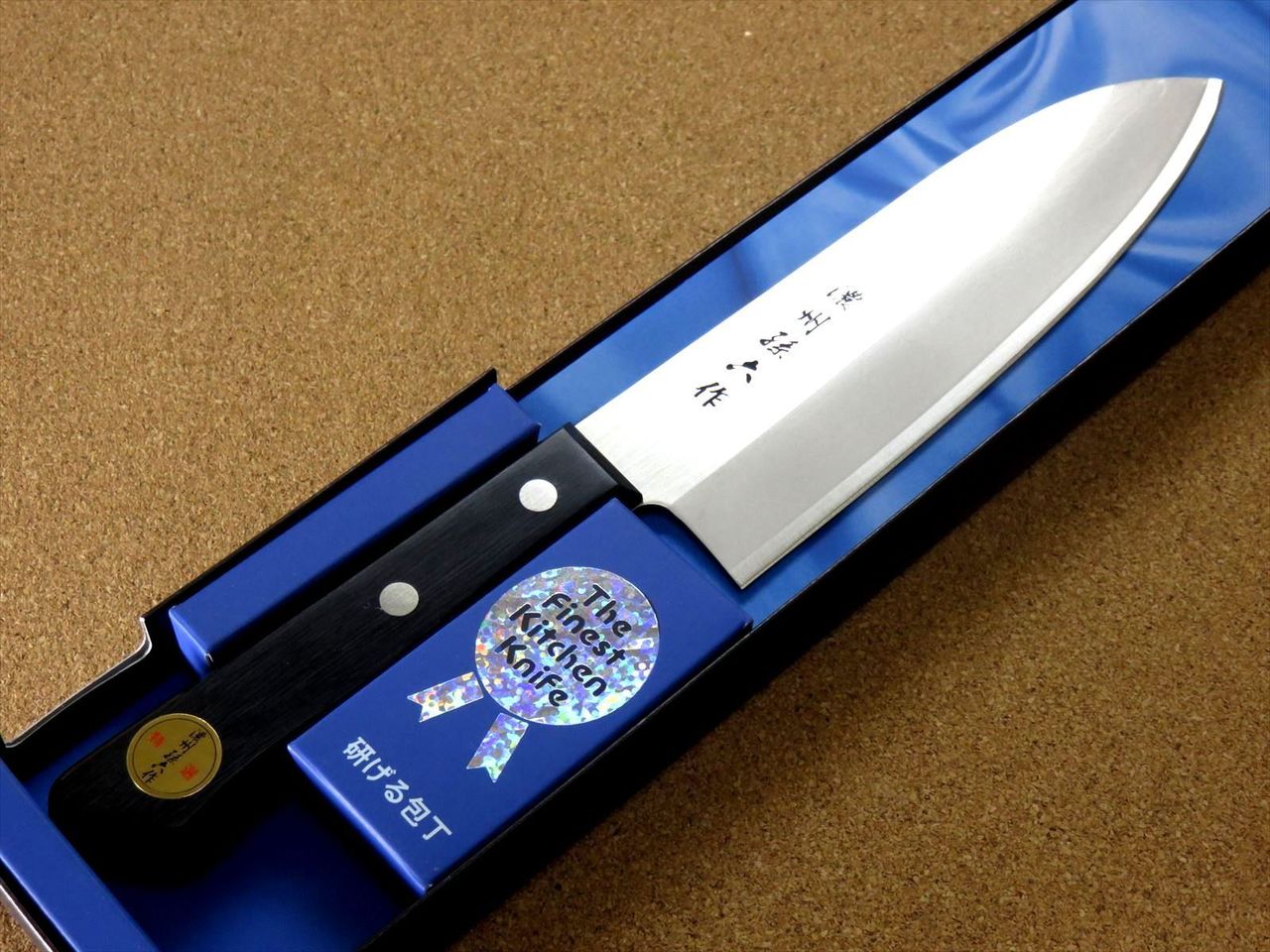 Japanese Nosyu Magoroku Kitchen Santoku Knife 170mm 6.7" Molybdenum SEKI JAPAN