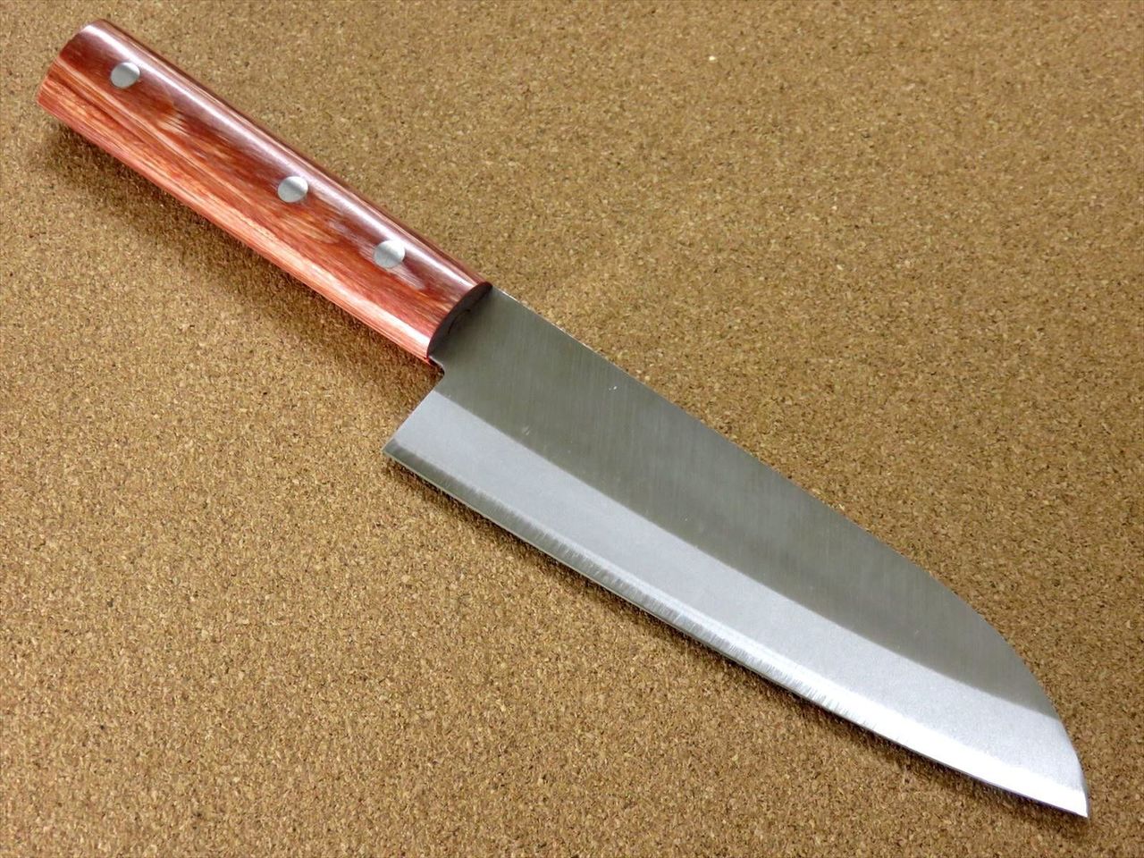 Japanese Kanetsune Kitchen Santoku Knife 165mm 6.5 inch Hon-Warikomi SEKI JAPAN