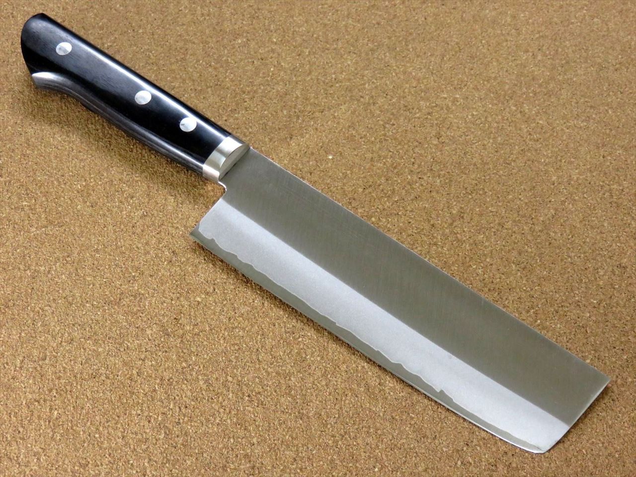 Japanese Kanetsune Kitchen Nakiri Knife 165mm 6.5 inch VG10 3 layers SEKI JAPAN