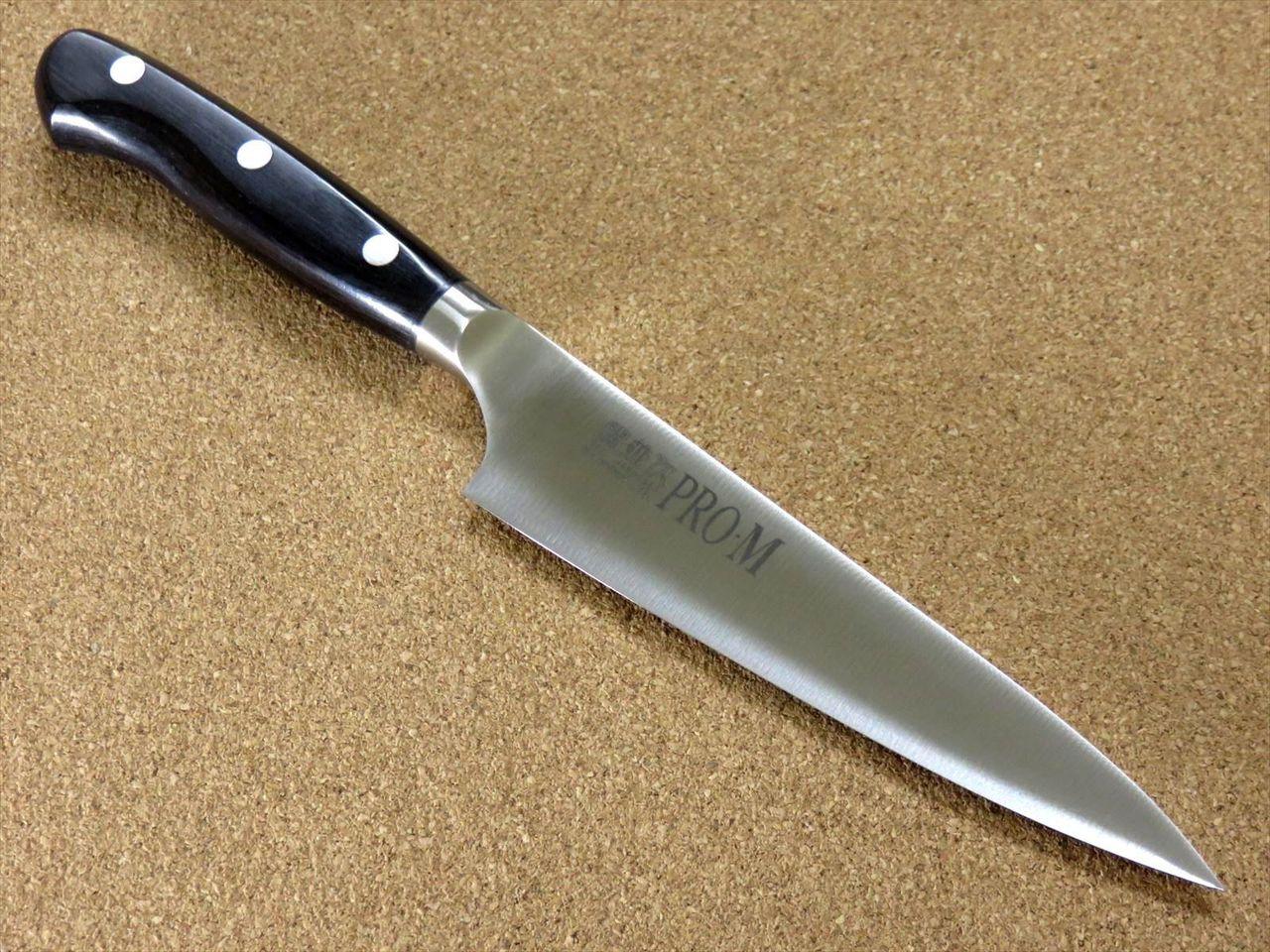 Japanese PRO-M Kitchen Petty Utility Knife 5.1 inch Fruit cutting SEKI JAPAN