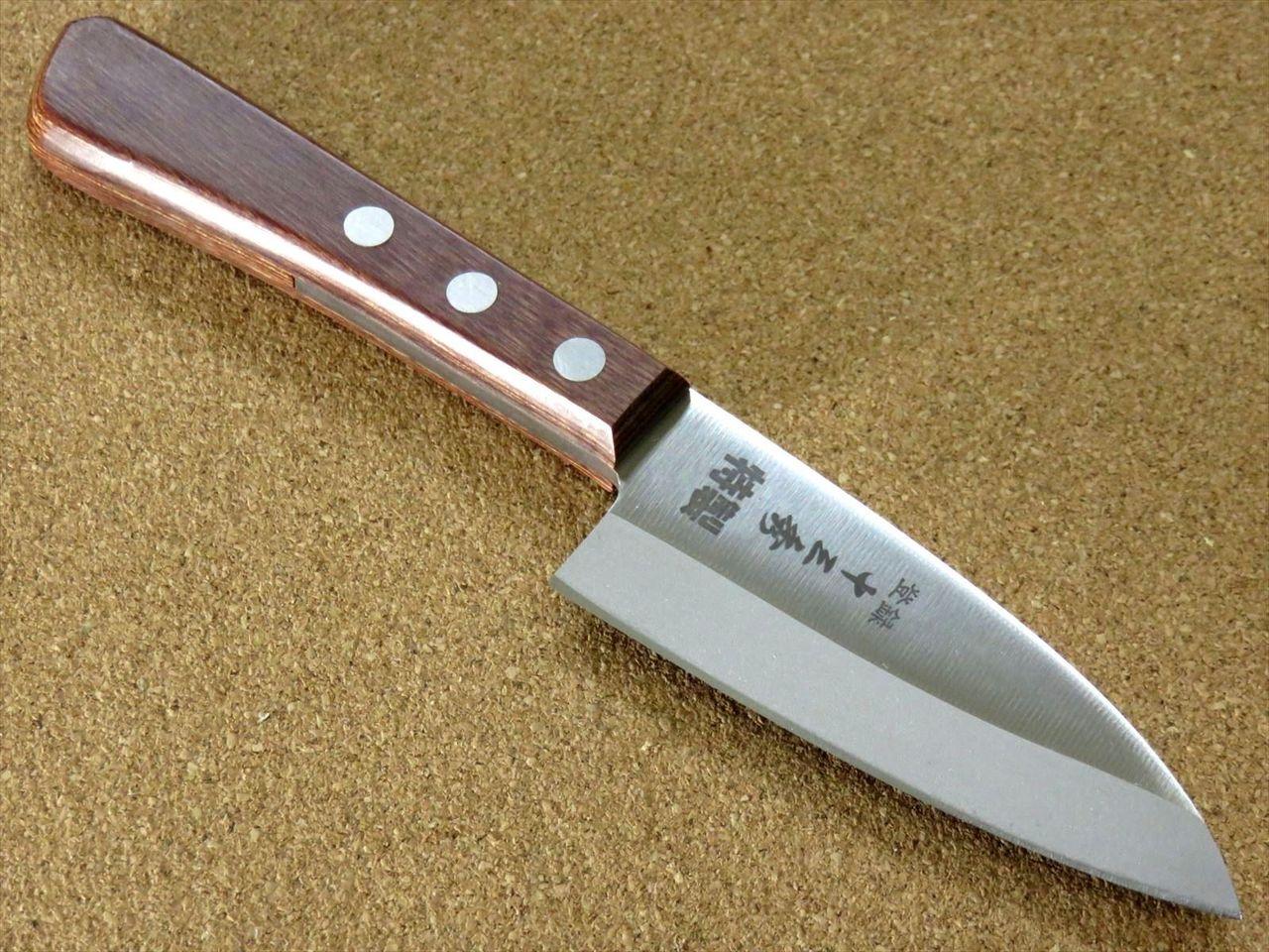 Japanese Kitchen Small Deba Knife 95mm 3.7" Fishing Outdoor fish cut SEKI JAPAN