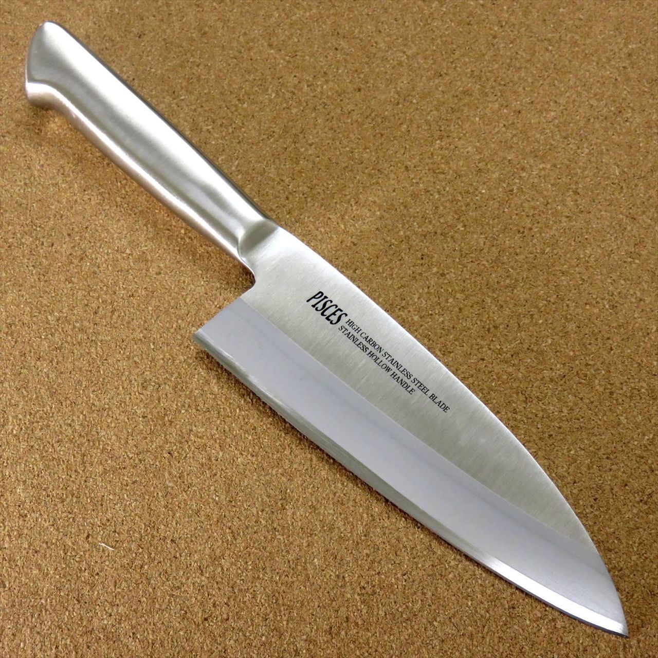 Japanese Pisces Kitchen Deba Knife 160mm 6.3 inch Stainless Handle SEKI JAPAN