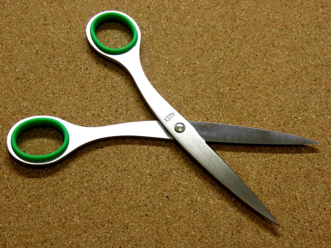 Japanese ALLEX Good Design Stainless Office Paper Scissors Left handed JAPAN