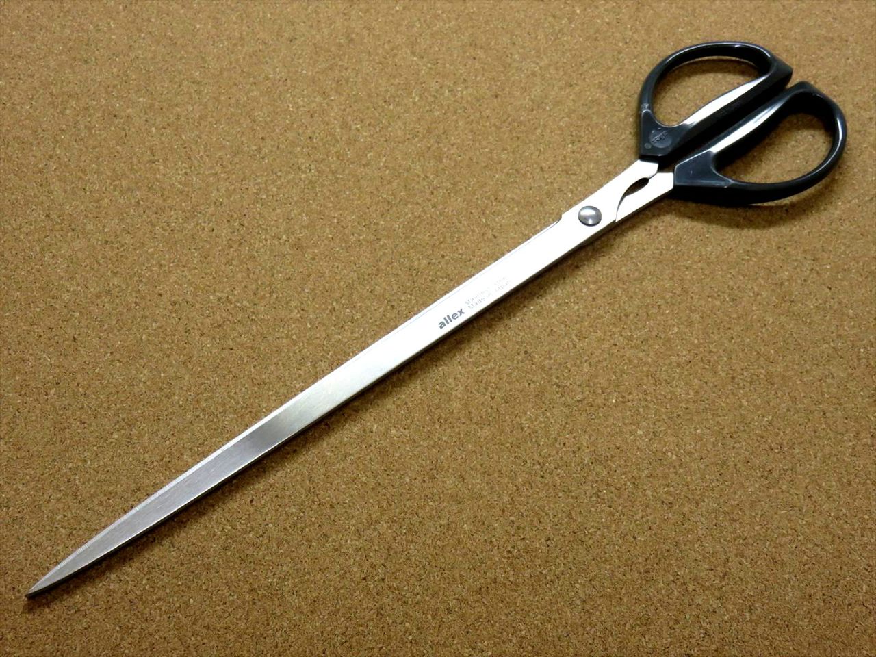 Japanese ALLEX Just Size Scissors Super Long Ideal For A4 Copy Paper Cut JAPAN