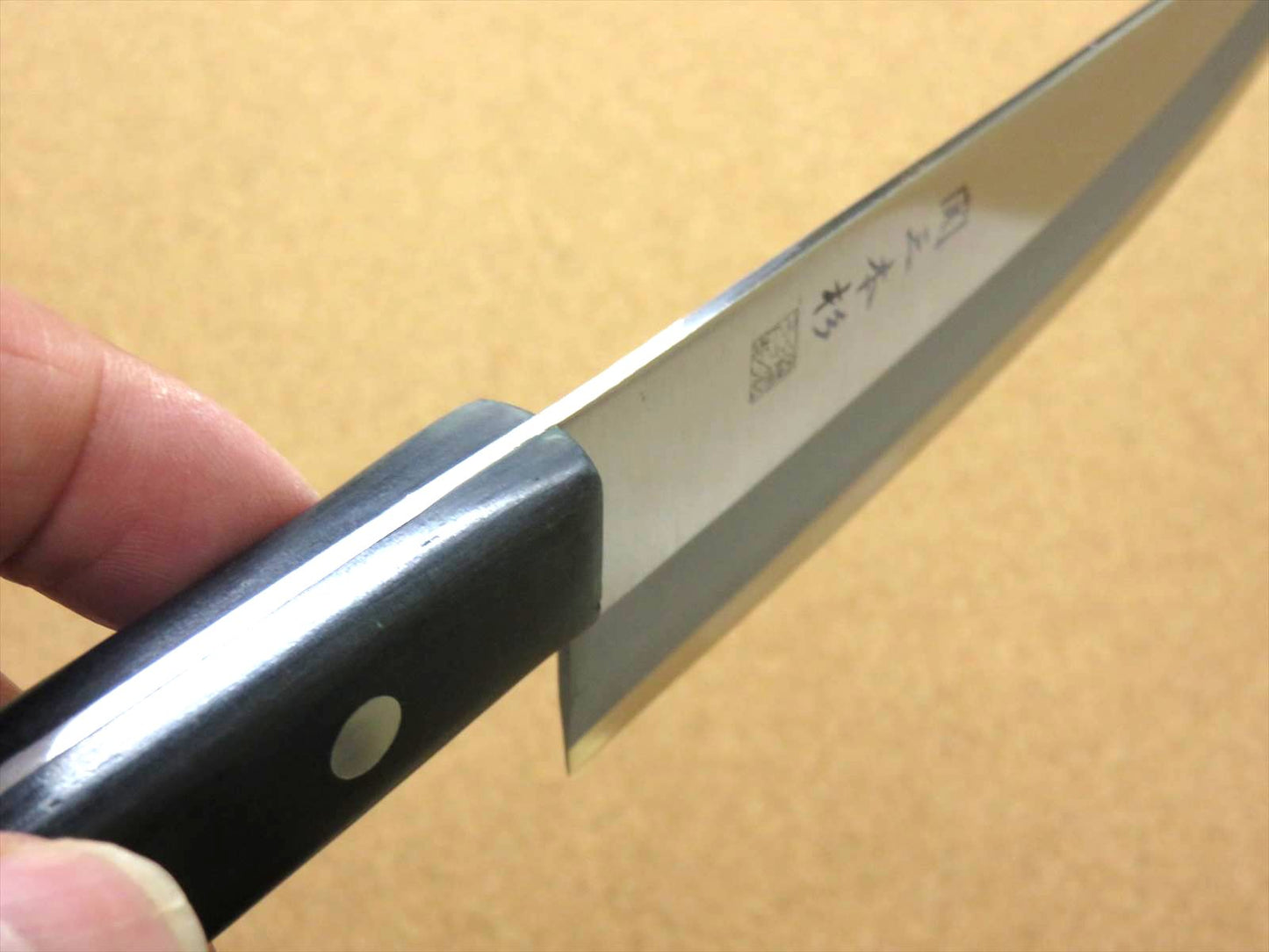 Japanese Fine Craft Seki Sanbonsugi Kitchen Santoku Knife 170mm 7 inch 8A JAPAN