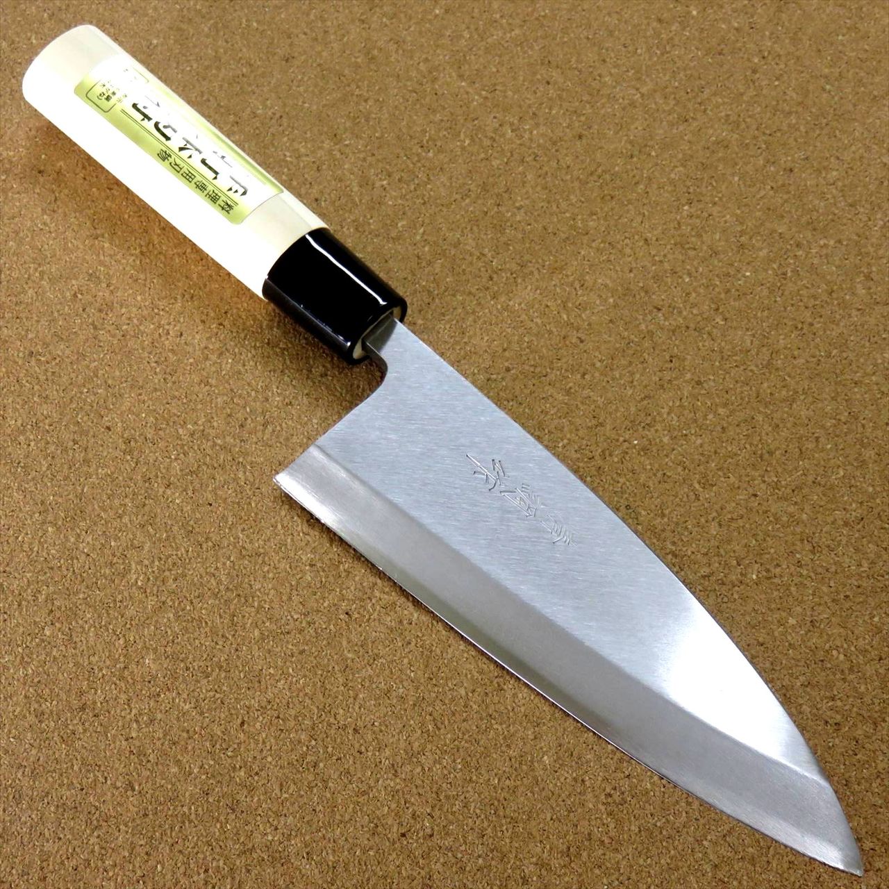 Japanese Kiyotsuna Kitchen Deba Knife 165mm 6.5" Single edged Right handed JAPAN