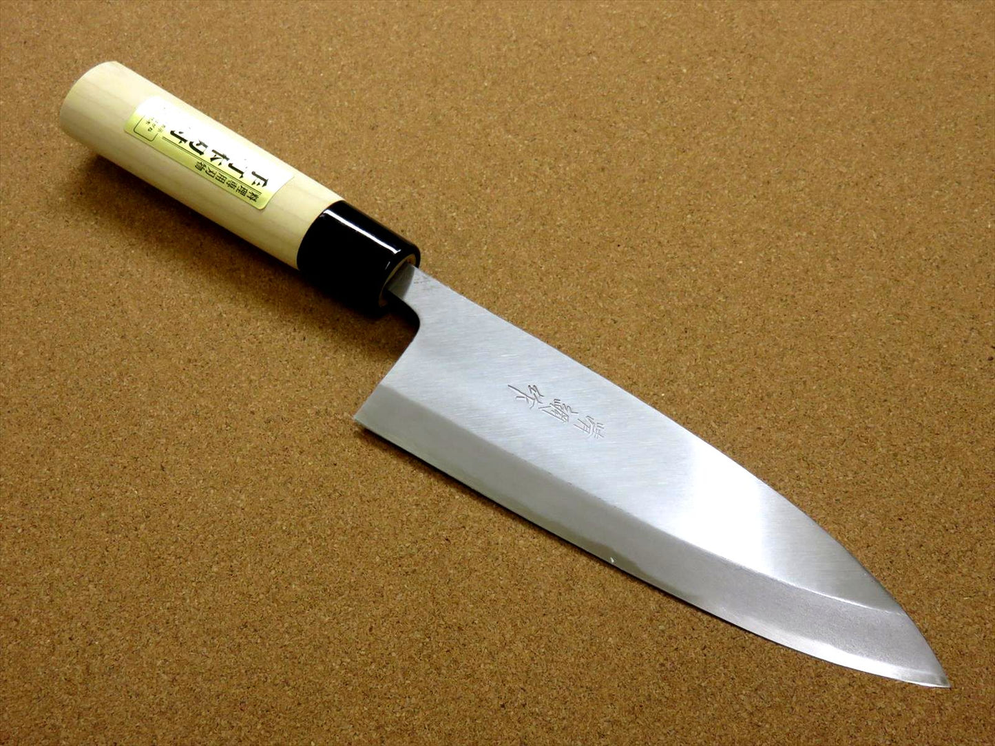 Japanese Kiyotsuna Kitchen Deba Knife 8 inch Single edged Right handed JAPAN