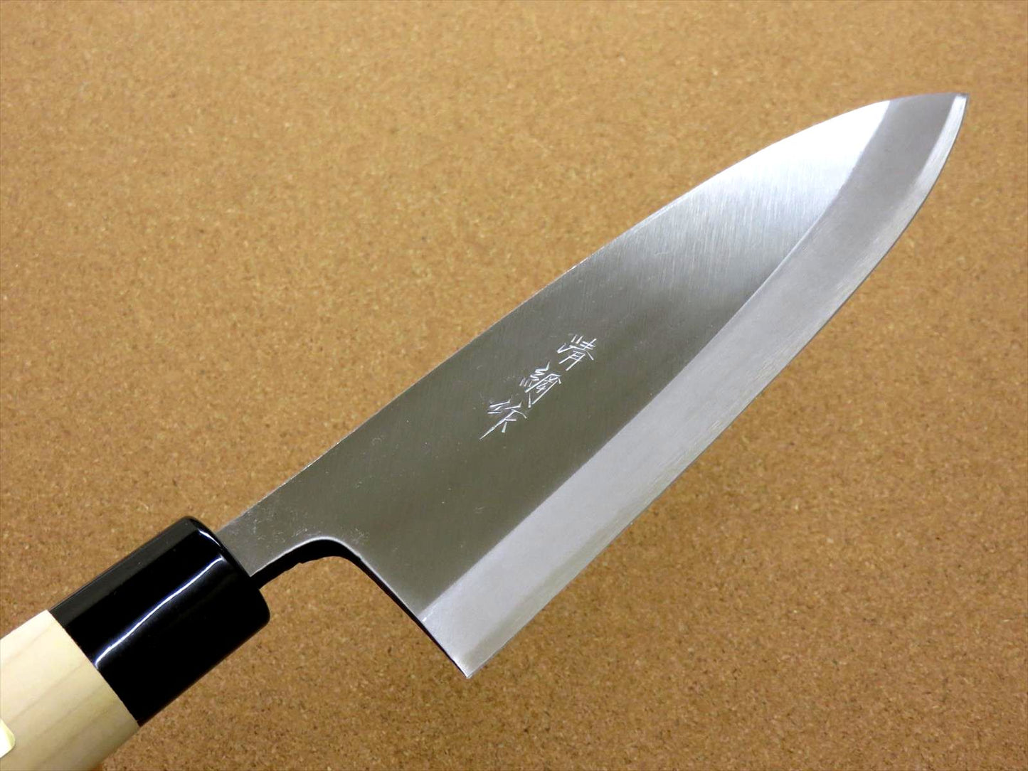 Japanese Kiyotsuna Kitchen Deba Knife 8 inch Single edged Right handed JAPAN