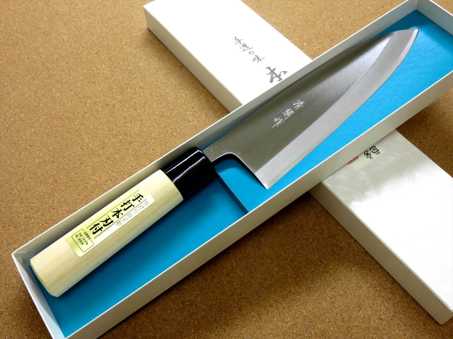 Japanese Kiyotsuna Kitchen Deba Knife 8 inch Single edged Right handed JAPAN