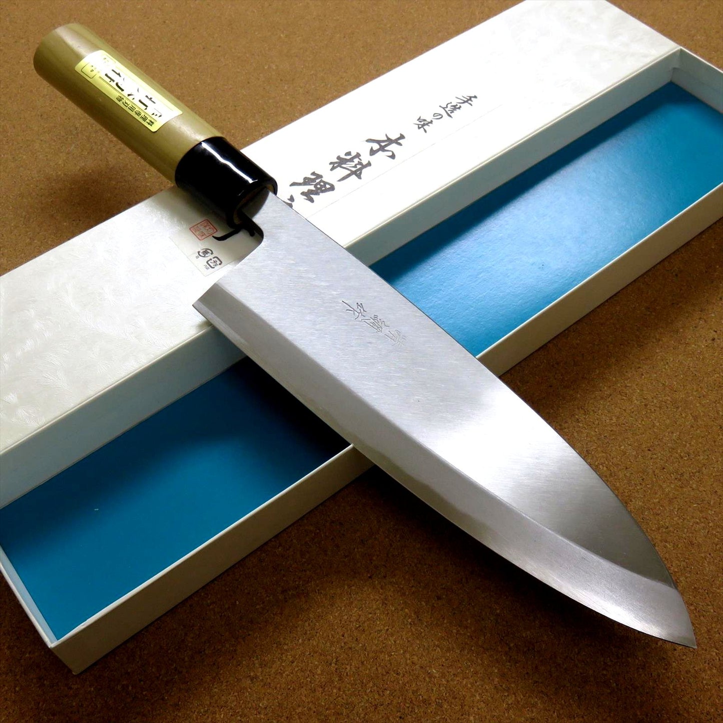 Japanese Kiyotsuna Kitchen Deba Knife 9 inch Single edged Right handed JAPAN