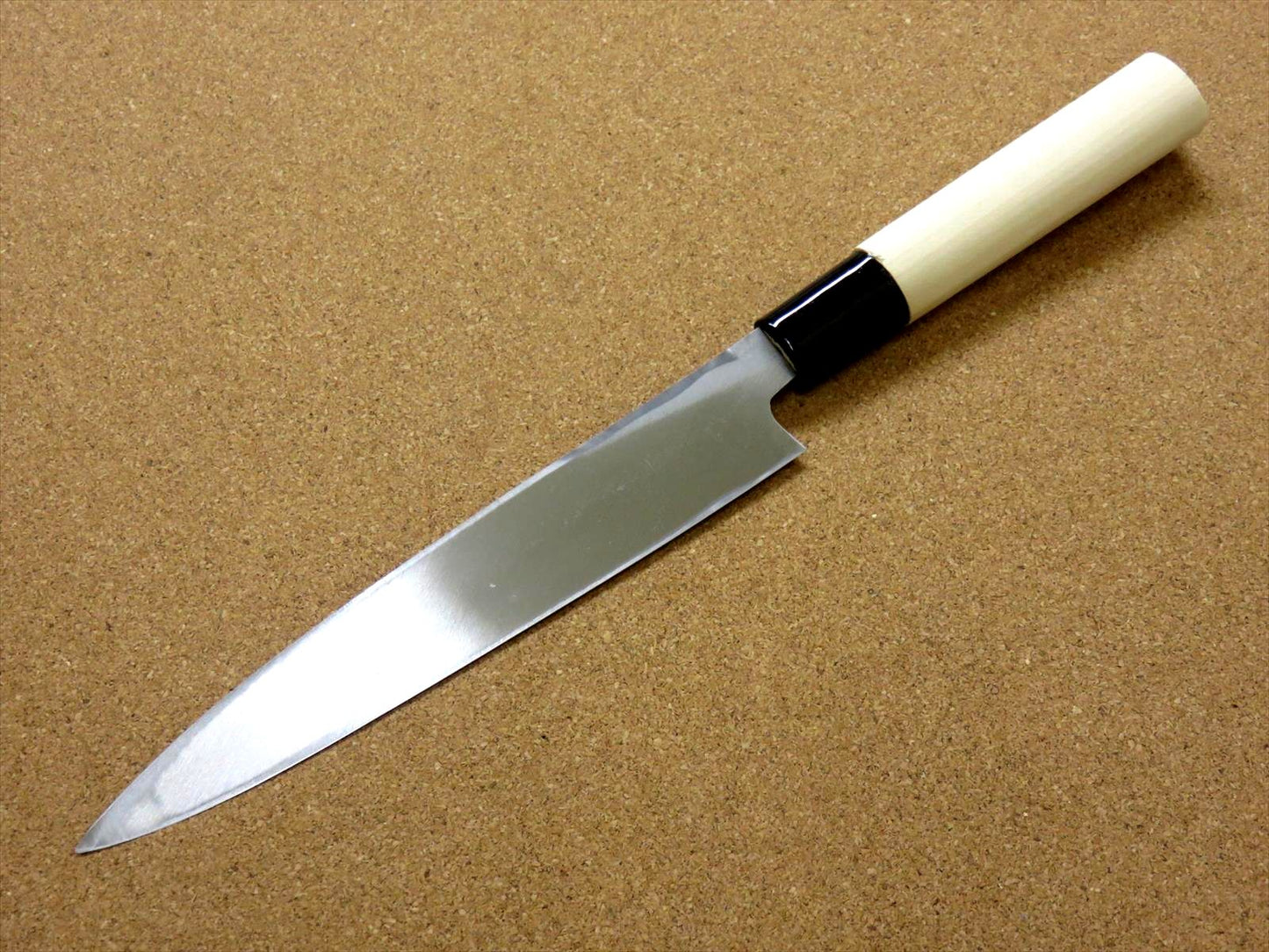 Japanese Kiyotsuna Kitchen Sashimi Yanagiba Knife 180mm 7 in Right handed JAPAN
