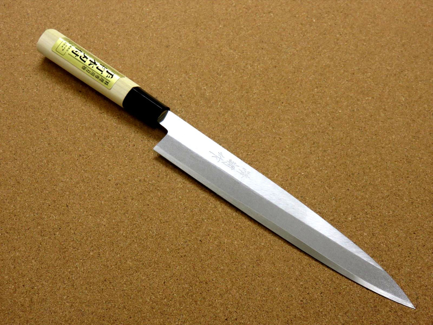 Japanese Kiyotsuna Kitchen Sashimi Yanagiba Knife 210mm 8 in Right handed JAPAN