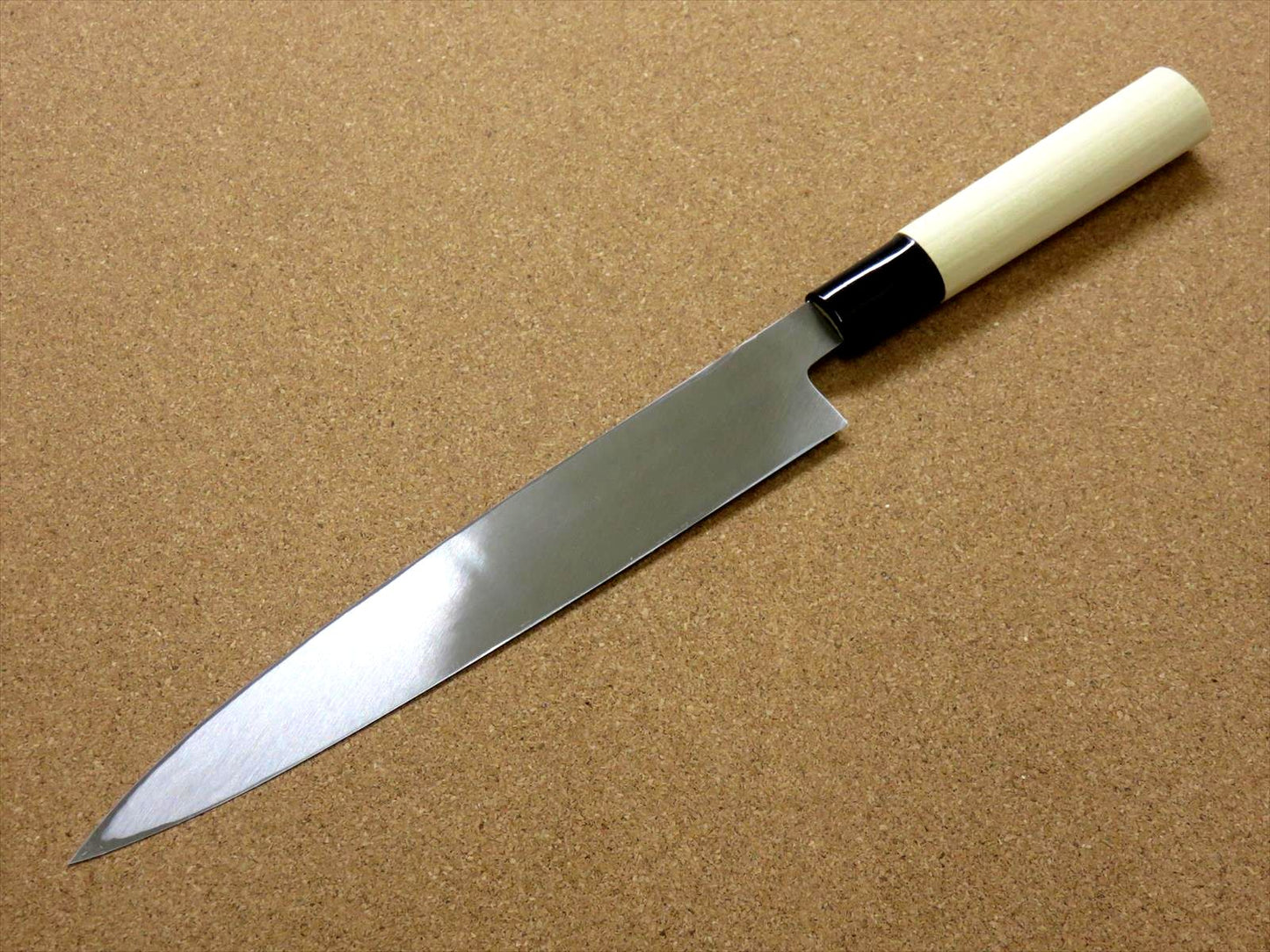 Japanese Kiyotsuna Kitchen Sashimi Yanagiba Knife 210mm 8 in Right handed JAPAN