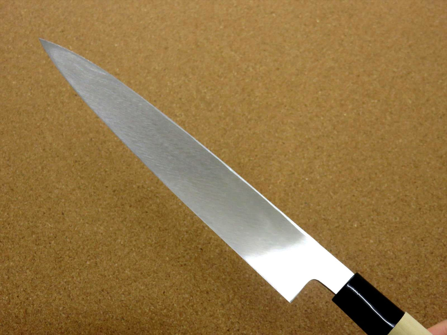 Japanese Kiyotsuna Kitchen Sashimi Yanagiba Knife 210mm 8 in Right handed JAPAN