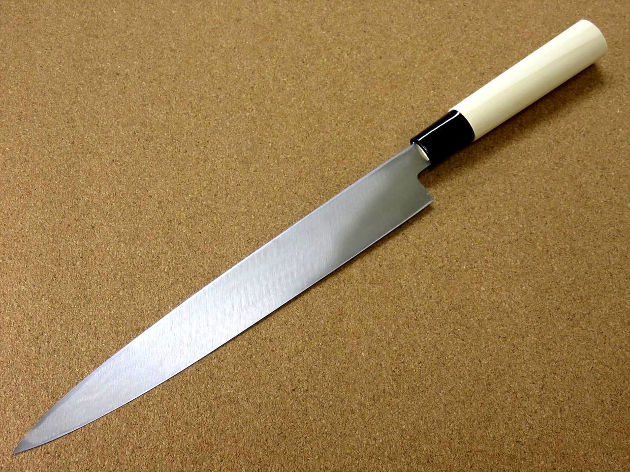 Japanese Kiyotsuna Kitchen Sashimi Yanagiba Knife 240mm 9.4" Right handed JAPAN