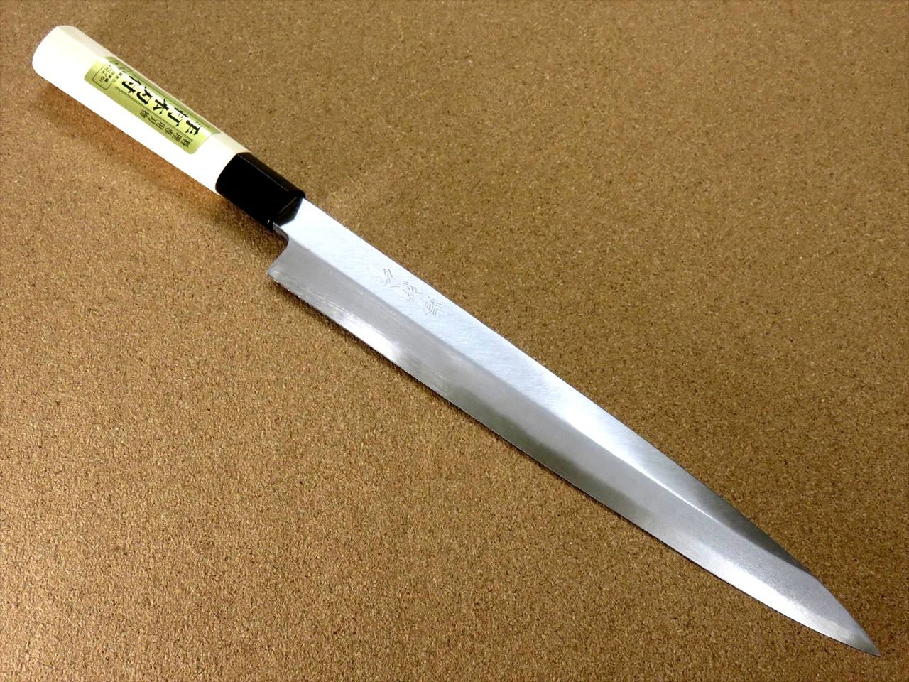 Japanese Kiyotsuna Kitchen Sashimi Yanagiba Knife 270mm 10.6" Right handed JAPAN