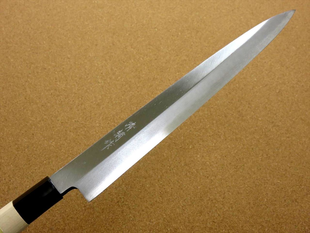 Japanese Kiyotsuna Kitchen Sashimi Yanagiba Knife 270mm 10.6" Right handed JAPAN