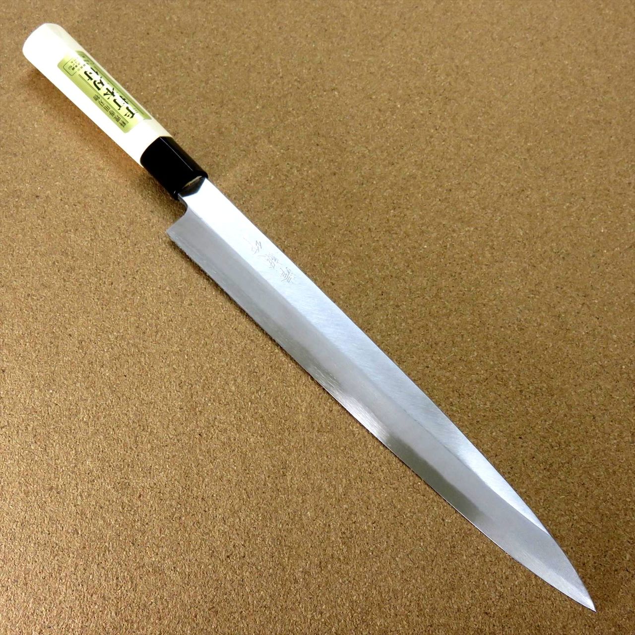 Japanese Kiyotsuna Kitchen Sashimi Yanagiba Knife 270mm 10.6" Right handed JAPAN