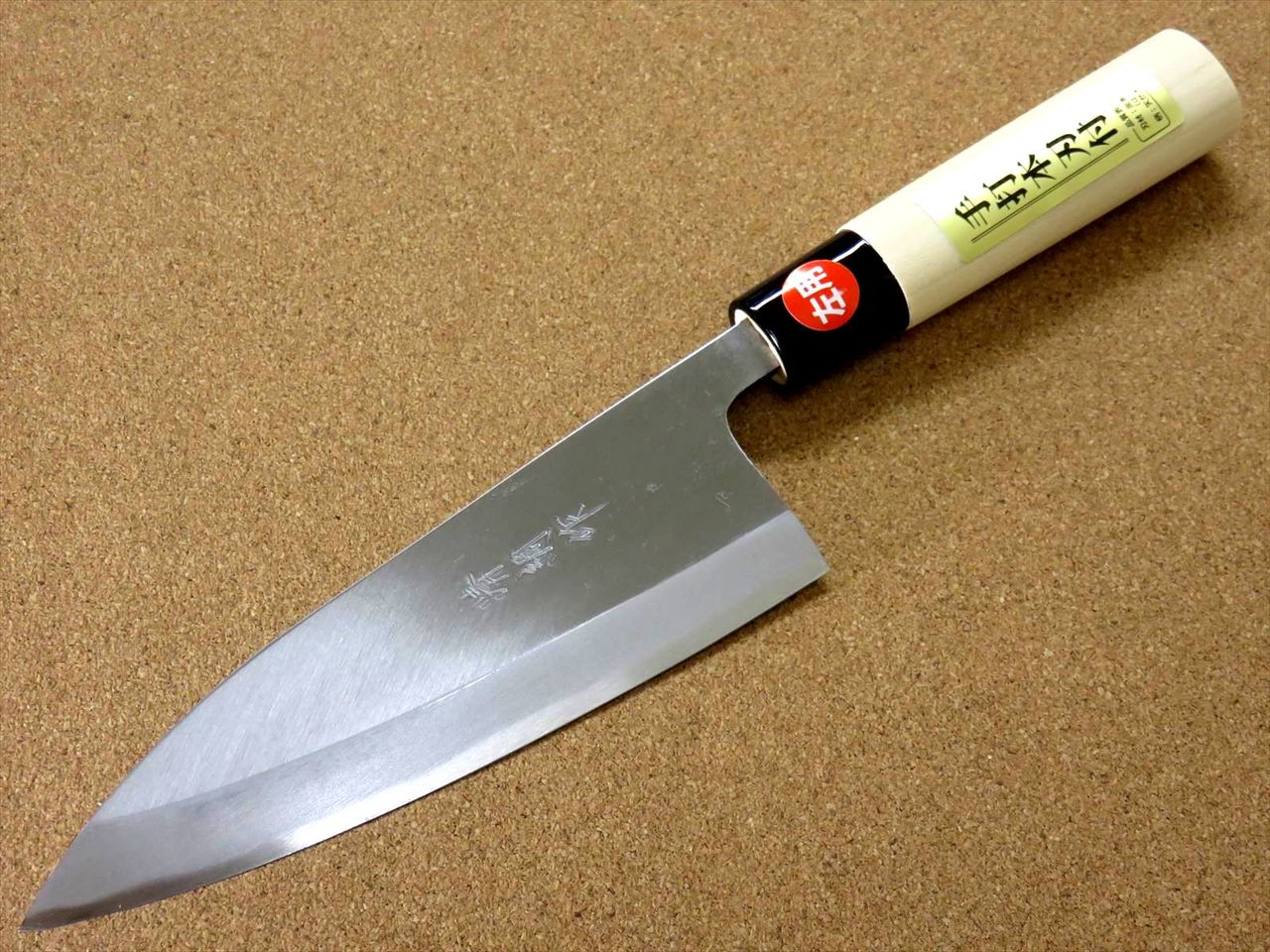 Japanese Kiyotsuna Kitchen Deba Knife 165mm 6.5" Single edged Left handed JAPAN