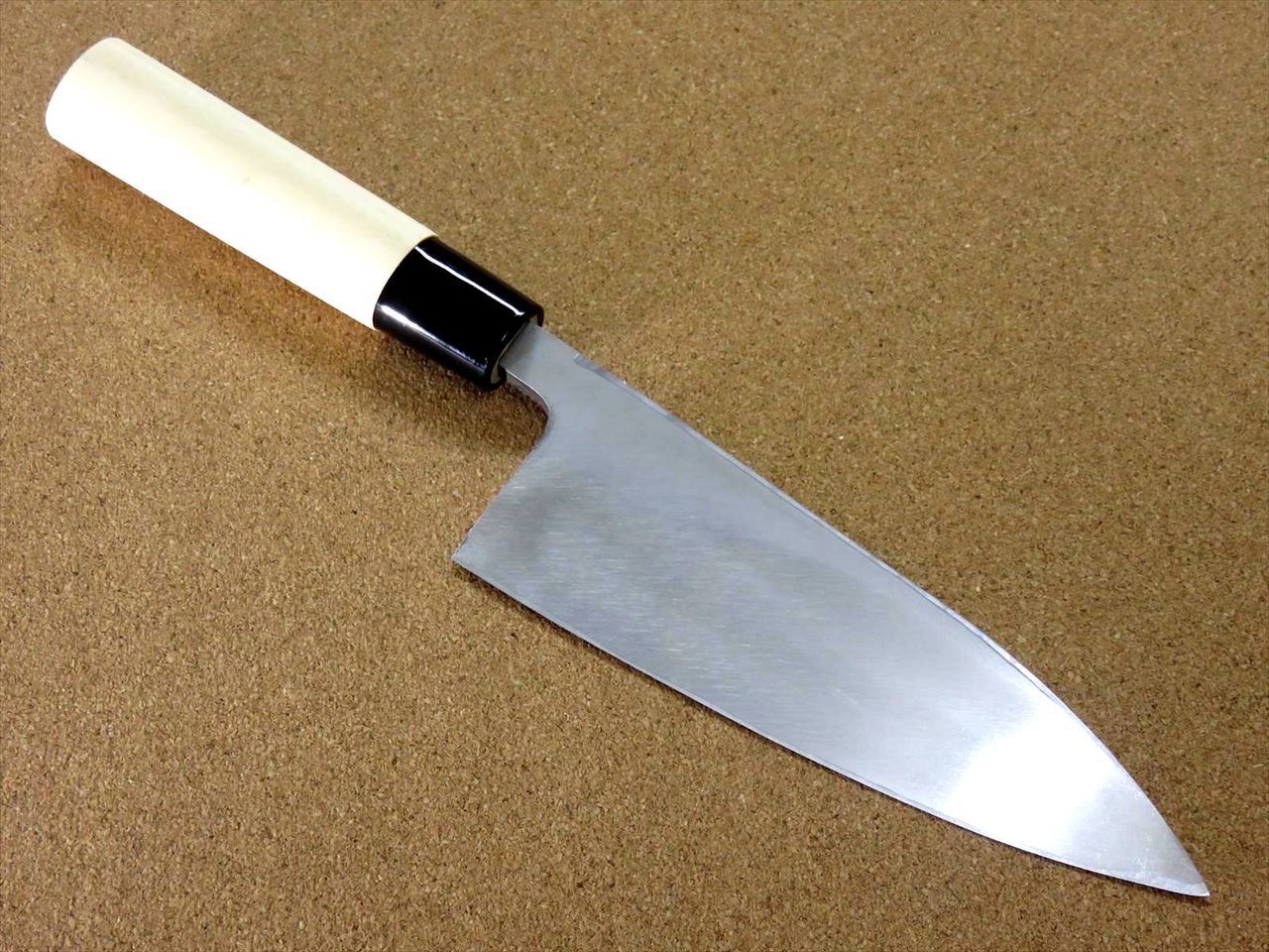Japanese Kiyotsuna Kitchen Deba Knife 165mm 6.5" Single edged Left handed JAPAN