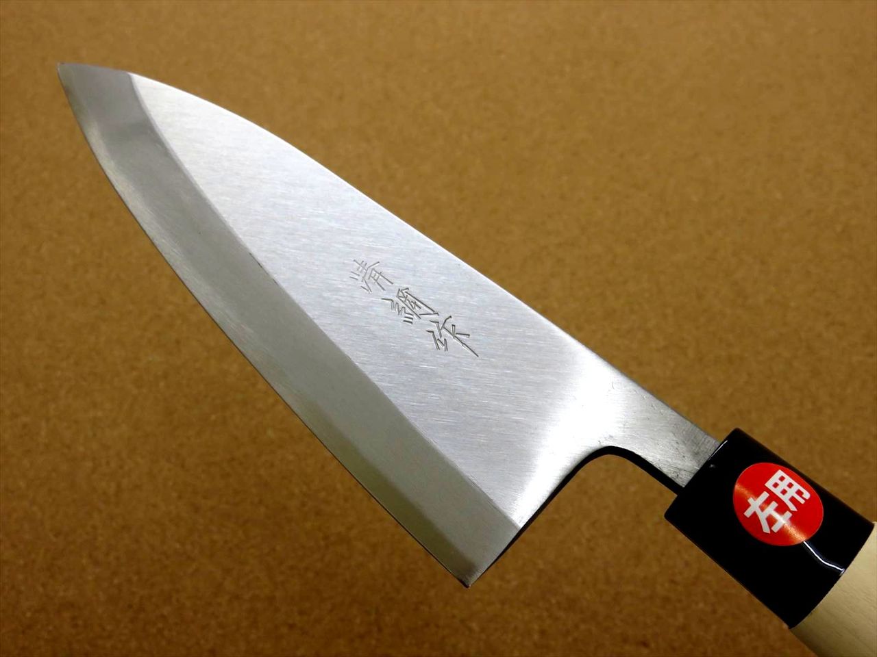Japanese Kiyotsuna Kitchen Deba Knife 165mm 6.5" Single edged Left handed JAPAN